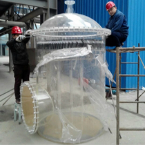 Processing transparent acrylic sea water desalination bucket organic glass bucket acrylic experimental equipment