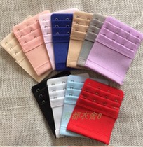  Bra buckle plus elastic extension buckle buckle 3 rows of 4 buckles Elastic extension buckle 2 rows of 4 buckles Underwear back buckle Three rows of four buckles