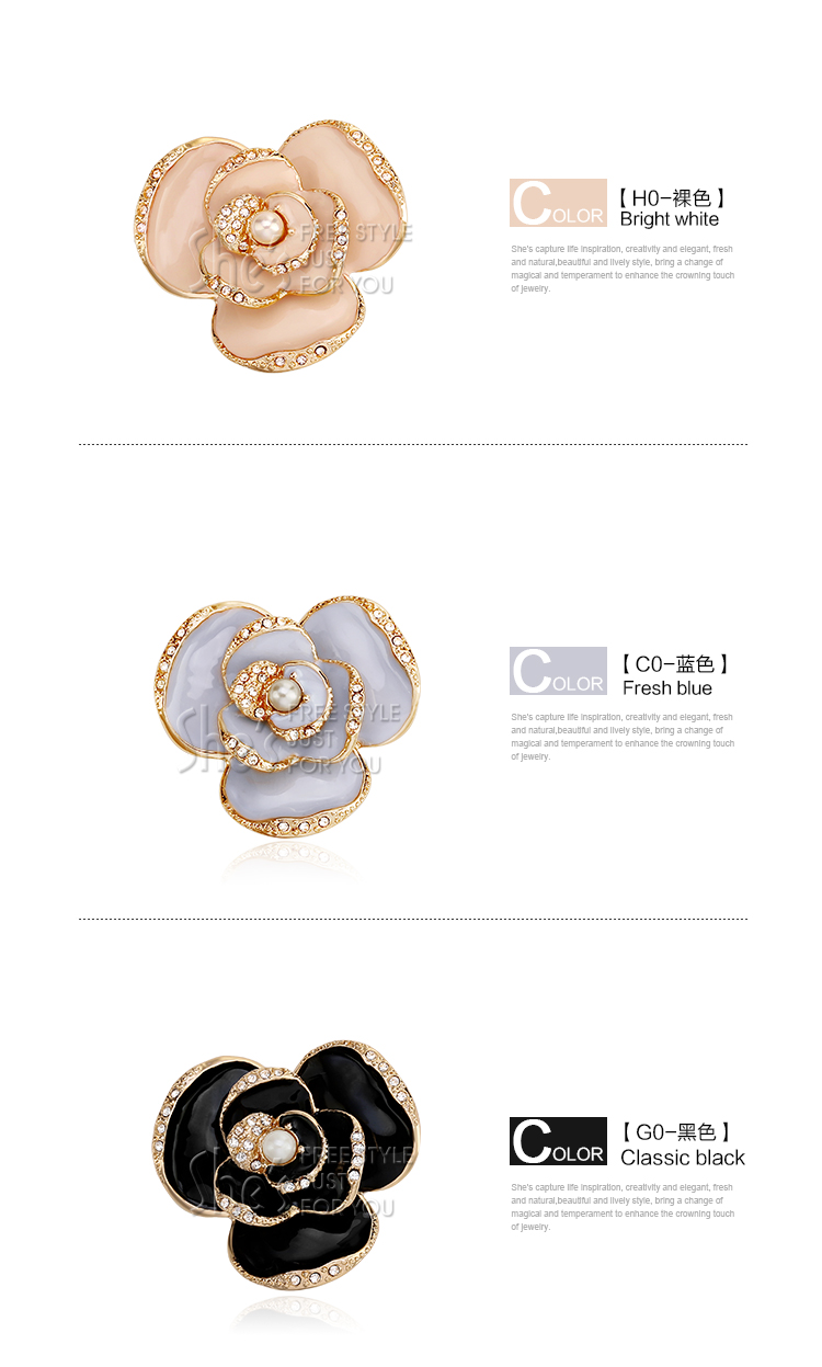 Broche femme SHES en cristal artificiel - Ref 1187588 Image 25