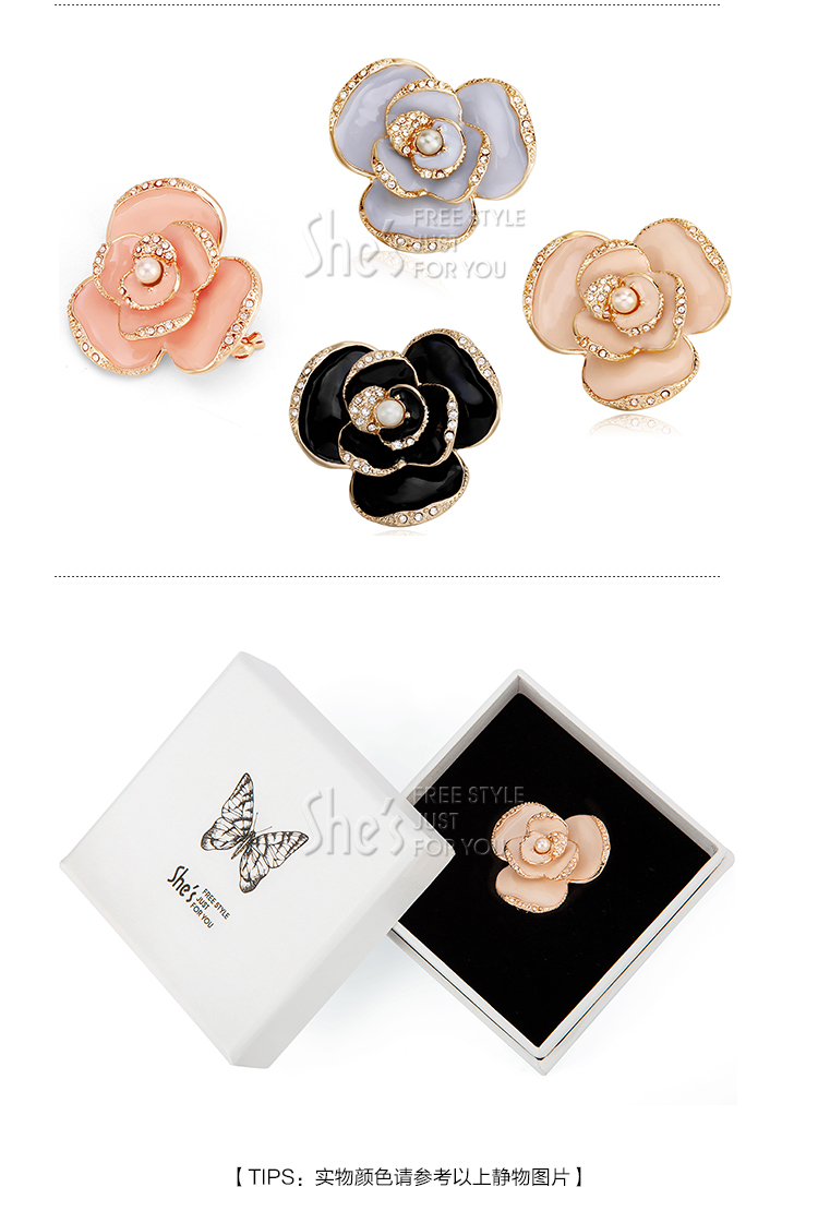 Broche femme SHES en cristal artificiel - Ref 1187588 Image 27