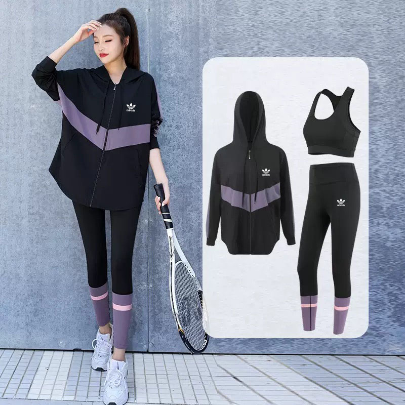 Autumn and Winter Clover Trendy Brand Yoga Clothing Set for Women, Casual Running Sports Quick-Dry Breathable Loose Plus-Size Fitness Wear Autumn and Winter Clover Trendy Brand Yoga Clothing Set for Women, Casual Running Sports Quick-Dry Breathable Loose Plus-Size Fitness Wear
