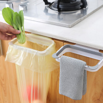 Kitchen garbage hanging rack garbage containing rack door back type garbage bag holder hanging rack garbage rack