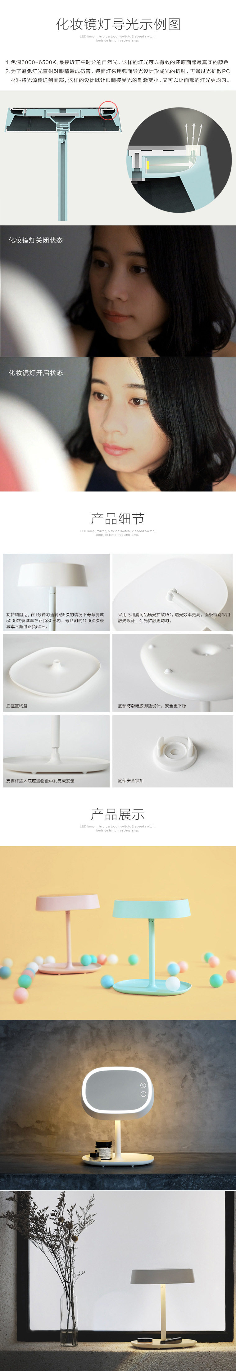 Макияж зеркал свет ТАОБАО Длинное изображение 3