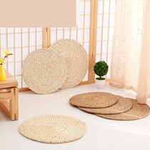 Handmade pushion cushion straw woven rattan mat size yoga round cushion thickened pushion cushion pushion pushion cushion pushion pushion pushie mat
