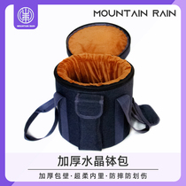 Crystal Bowl bag Holy Grail Handbag Tribute Bowl Bag Yoga Meditation Buddha Soundbowl Bag Thickened Sponge Waterproof Canvas Bowl Bag