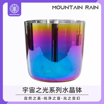 Universe Light Crystal Bowl Color 7 Sound Kit Soundbowl Yoga Meditation Quietly depressurization percussion instrument