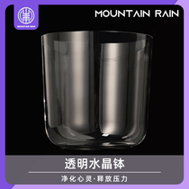 Crystal bowl transparent 56789 inch Songbowl Buddha Sound bowl Music bowl Percussion Yoga meditation Meditation Decompression Musical Instrument