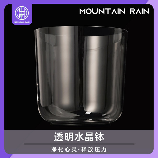 Crystal bowl transparent 56789 inch Buddha chanting percussion