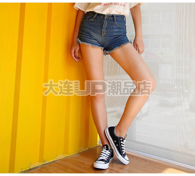 CONVERSE Giày nam cổ điển màu đen và trắng Giày đế thấp giúp giày vải 101001/10 2329 chính hãng