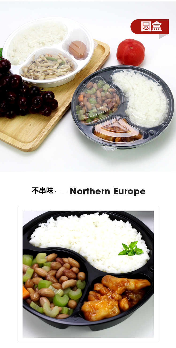 Hộp cơm trưa dùng một lần hai lưới ba lưới bốn hộp nhựa hình chữ nhật hộp cơm trưa hộp thức ăn nhanh takeaway đóng gói hộp dày - Hộp cơm điện sưởi ấm hộp cơm hâm nóng bằng điện