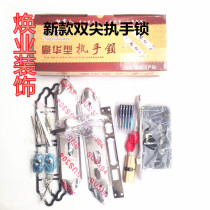 Double pointed luxury 304 stainless steel handle lock room external handle lock security door lock handle 304 handle lock