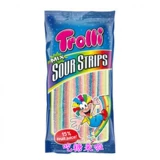 Немецкие конфеты Trolli с кислой гусеницей, кислой клубникой и антенной, 100 г, Пак Чанёль, bts, в том же стиле