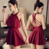 Áo tắm nữ 2019 mới bảo thủ bó sát che bụng thon gọn ngực nhỏ gợi cảm tụ tập áo tắm nước nóng XL - Bộ đồ bơi One Piece bikini một mảnh khoét eo Bộ đồ bơi One Piece