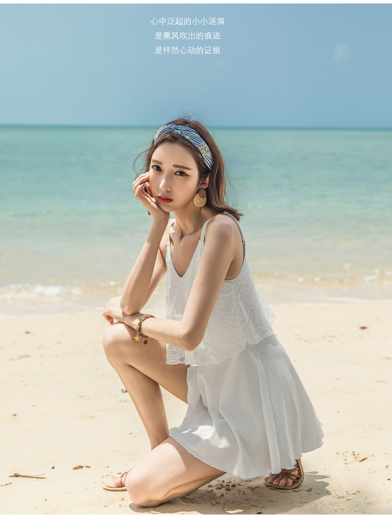 Áo tắm nữ một mảnh bảo thủ che bụng thon gọn áo tắm gợi cảm ngực nhỏ tụ tập áo tắm suối nước nóng Hàn Quốc - Bộ đồ bơi One Piece đồ bơi liền thân bé trai