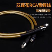 Original installation CARDAS Kadas Golden 5-C Gold ratio HiFi Fever RCA Audio Line Signal Line
