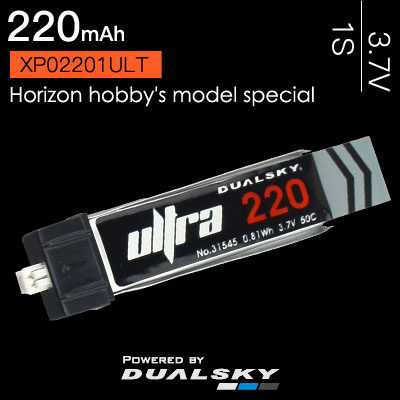 Double day XP02201ULT 3 7V 220mAh1S Remote control model Airmould accessories 50C Lithium battery