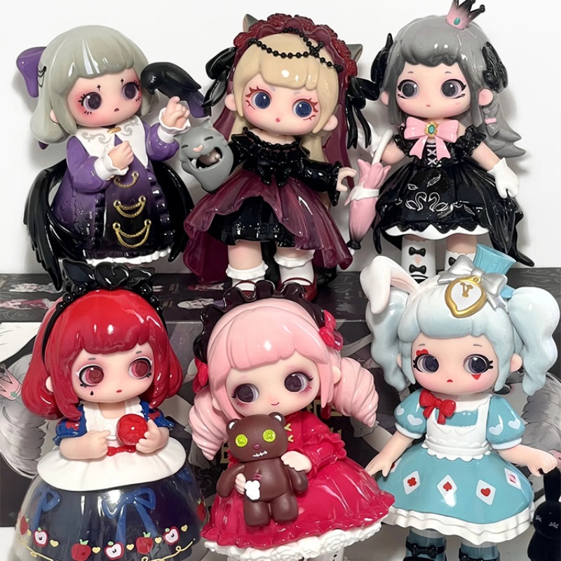 スポット新製品マタラシ三世代ダーク童話シリーズブラインドボックスかわいい装飾品おもちゃ人形女の子ギフト手作り