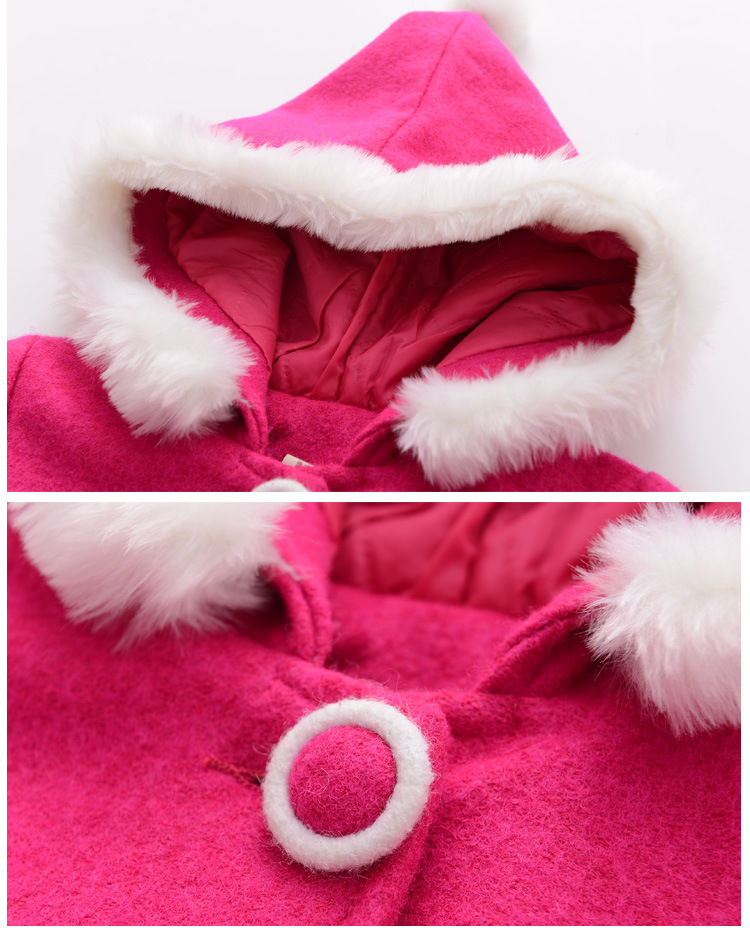 Manteau pour fille en laine - Ref 2162015 Image 24