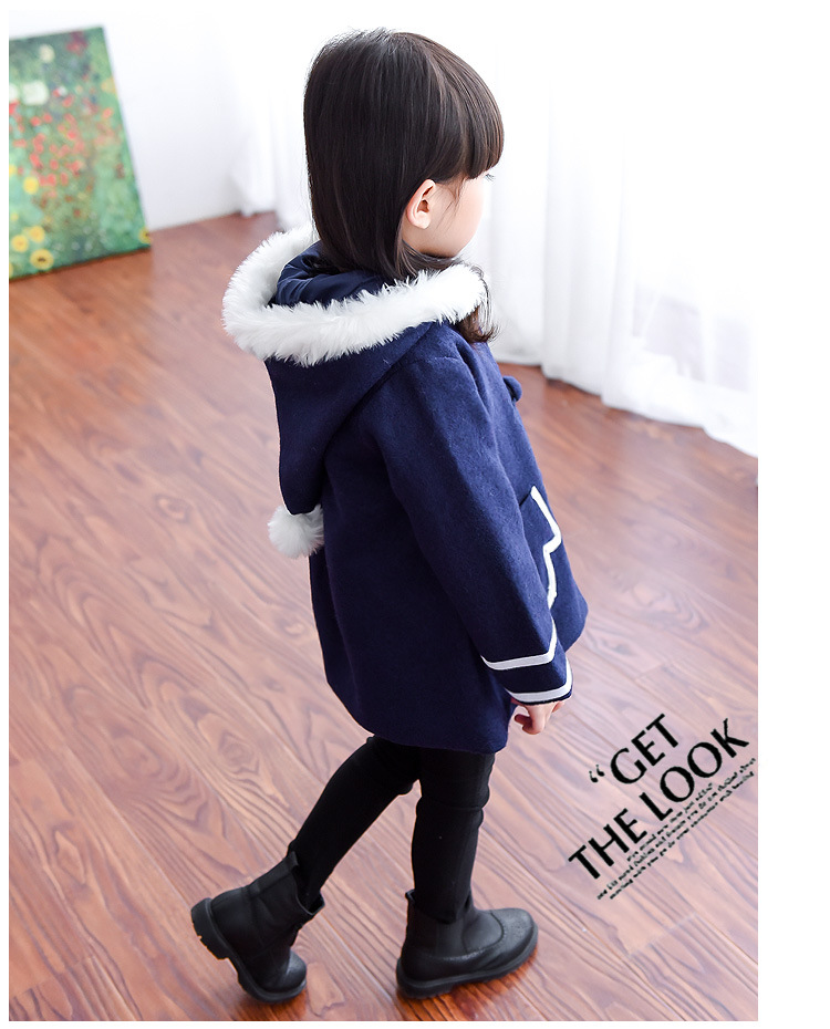 Manteau pour fille en laine - Ref 2162015 Image 11