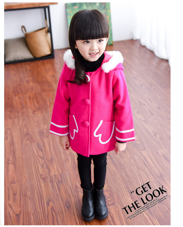 Manteau pour fille en laine - Ref 2162015 Image 18