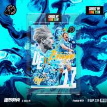 De Bruyne-Return of the King-Manchester City star card original brick-unedited