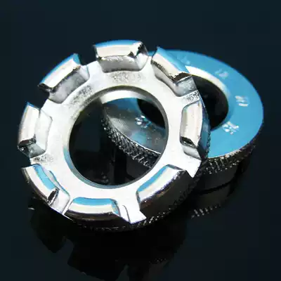 Bicycle spoke wrench Mountain bike wire wrench Wheel set ring adjustment tool Eight-port silver model