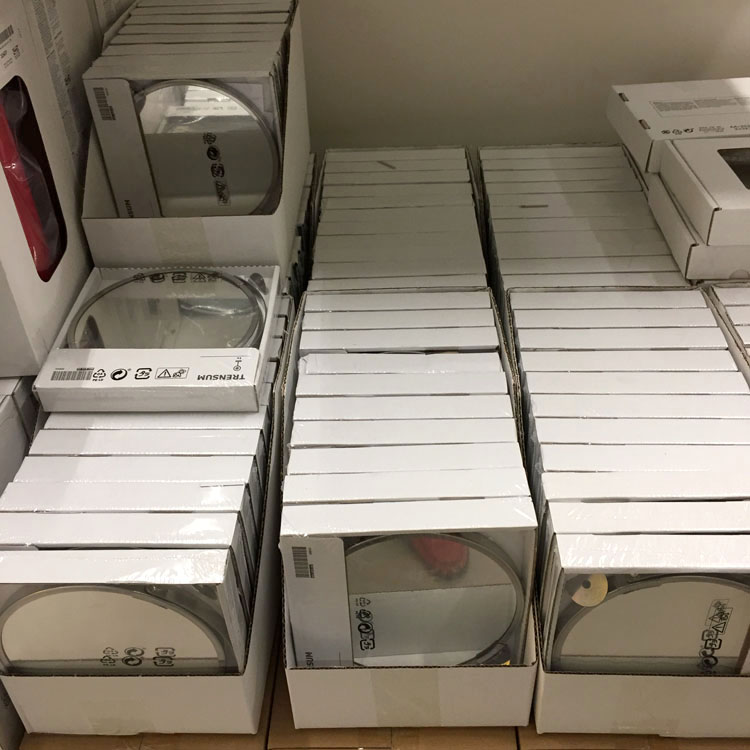 Gương IKEA Tresam Gương thép không gỉ Gương IKEA Gương trang điểm Gương đôi - Gương gương đứng soi toàn thân