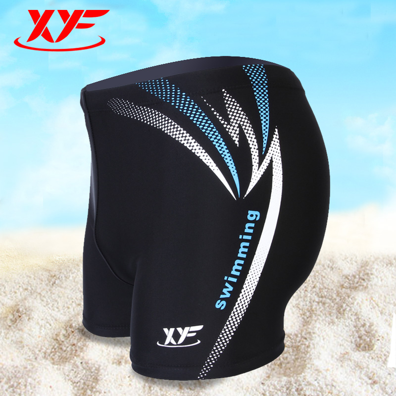 Xin Yue Feng Swimming Pants Men's Flat Corner Swimming Pants Men Swimsuit Fashion style Beach Pants Spa Professional Swimming Gear