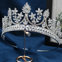 Bridal Crown 2023 new high-end super fairy headdress luxurious atmosphere heavy industry exquisite retro zircon atmosphere