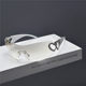 Qianjinfeng UV Love Retro Men and Women Diamond Inlay