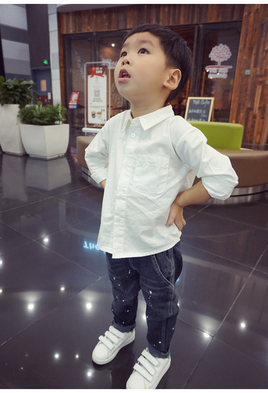 Chemise garcon à manche longue - Ref 2074684 Image 27