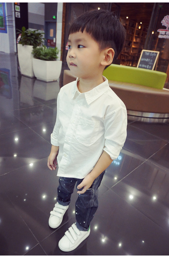 Chemise garcon à manche longue - Ref 2074684 Image 30