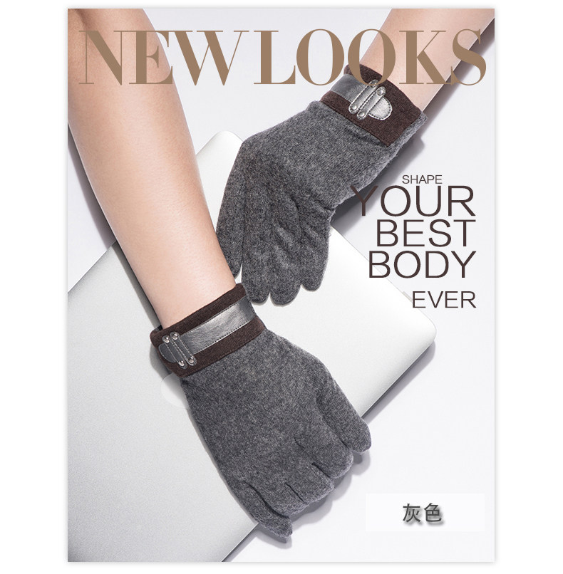 Gants pour homme en Laine Cachemire - Ref 2781601 Image 15