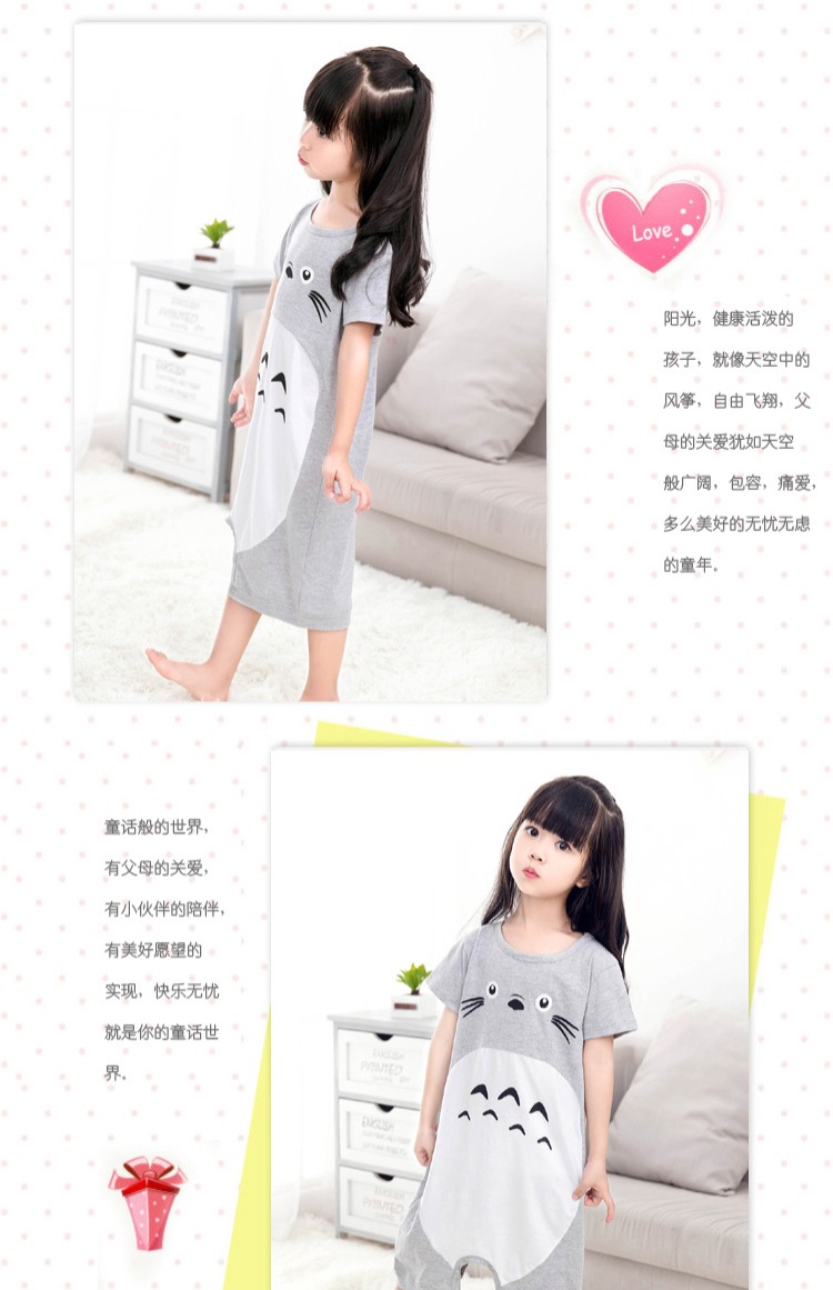 Bộ đồ ngủ trẻ em Xiêm mùa hè Cô gái mỏng tay ngắn Cotton Chống máu Chống mát Bảo vệ bụng Điều hòa nhiệt độ Bộ phim hoạt hình dễ thương bộ body bé trai