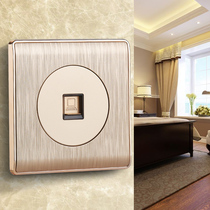 Type 86 concealed household light switch power socket set single computer socket wall point switch