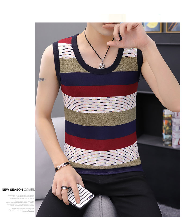 Áo khoác nhung dày ấm áp vest nam vest mỏng vai Vest không tay cotton mùa đông bó sát mặc vest đẹp áo ba lổ