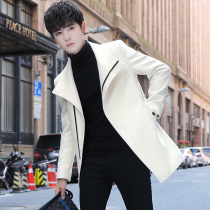 Young wind clothes men in the middle of the Korean version of the trend to fix Mao Tzu the winter trend handsome jacket for the winter trend
