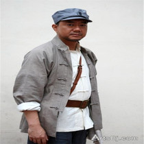 The new guerrilla warrior team plays out the Shaanxi-North peasant militia actor to perform the eight-way common mans clothing