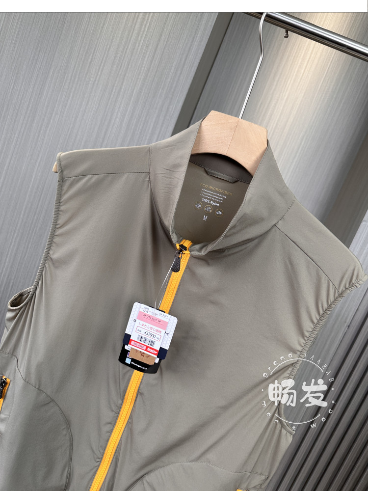 Жилеты 日系轻奢高端！户外机能马甲 夏季男士轻薄速干运动坎肩背心外套 Taarab