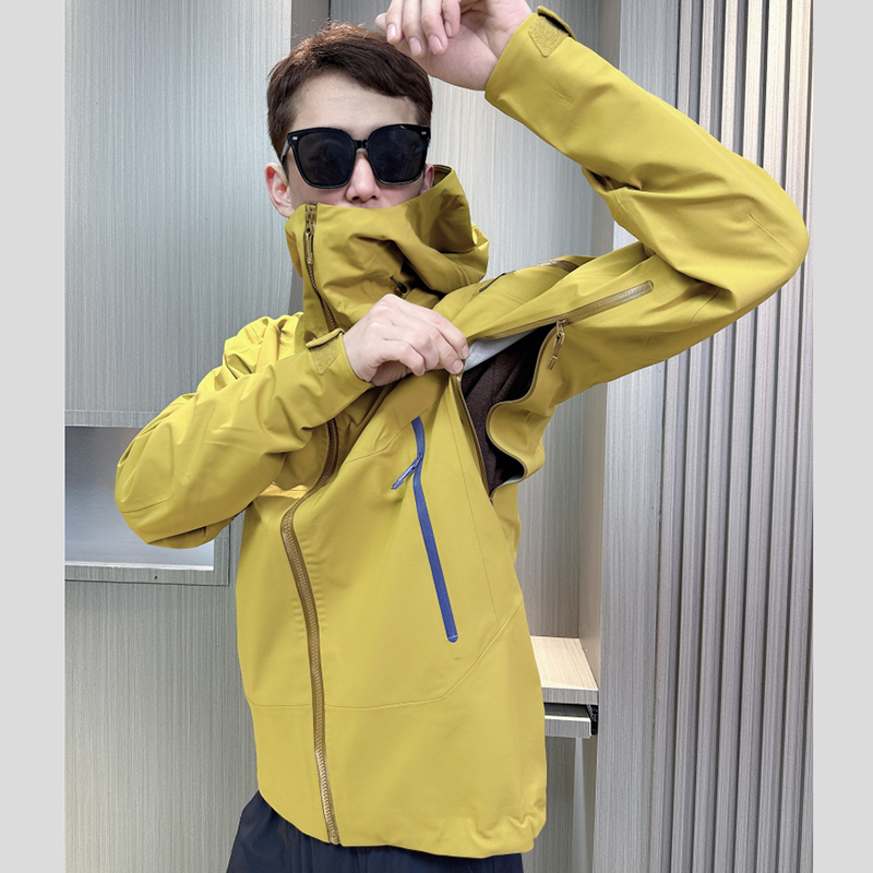 High-End Limited Edition! New Breathable Zippered Outdoor Waterproof Hardshell Jacket with Hood for Men and Women