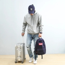 Heavy recommendation~ pure cotton terry embroidery autumn and winter plus fleece and thickened hoodie pullover mens sweater tide