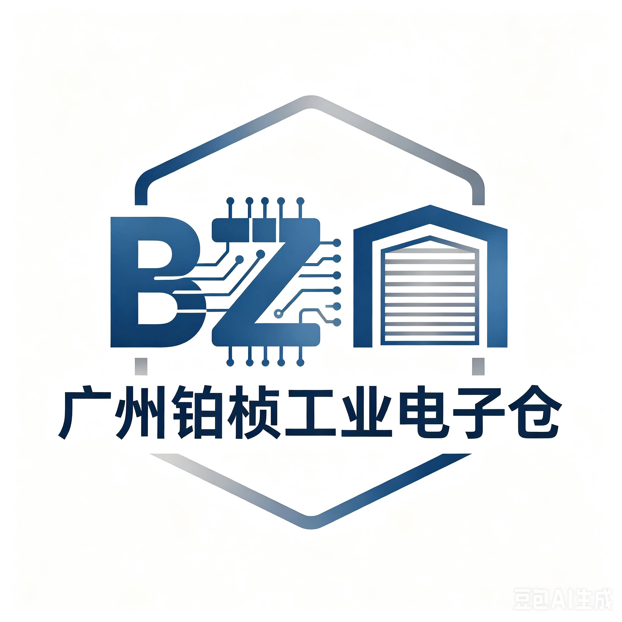 广州铂桢工业电子仓的LOGO