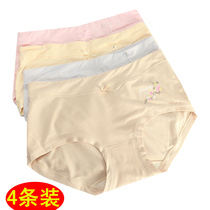 4 dress colored fields Underpants Feminists soft and breathable Modale adolescent girls have a low waist and hip