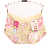 4 colored fields underpants female speed dry no-mark ice silk soft and breathable pure cotton crotch waist high waist