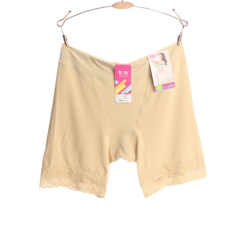 Color Tian underwear lady bottle safety pants large-code anti-walking Model pure cotton crotch and hips without rolling