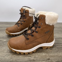 Foreign trade original single plus velvet waterproof and rainproof outdoor cold-resistant high-top snow boots for women wear-resistant non-slip comfortable and leak-proof womens shoes