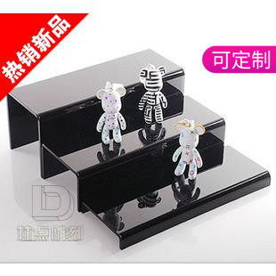 Acrylic display stand Plexiglass jewelry display step shop U-frame plaid shop jewelry display Shoe rack