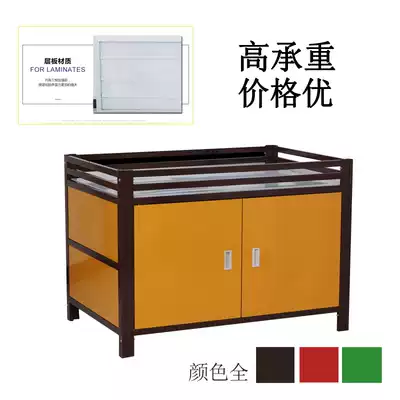 Supermarket table display rack, car display table, folding clothing car folding shelf