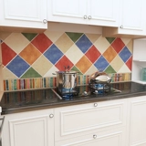 Ретро самоклеющаяся водостойкая наклейка, термостойкая плита на стену, в американском стиле