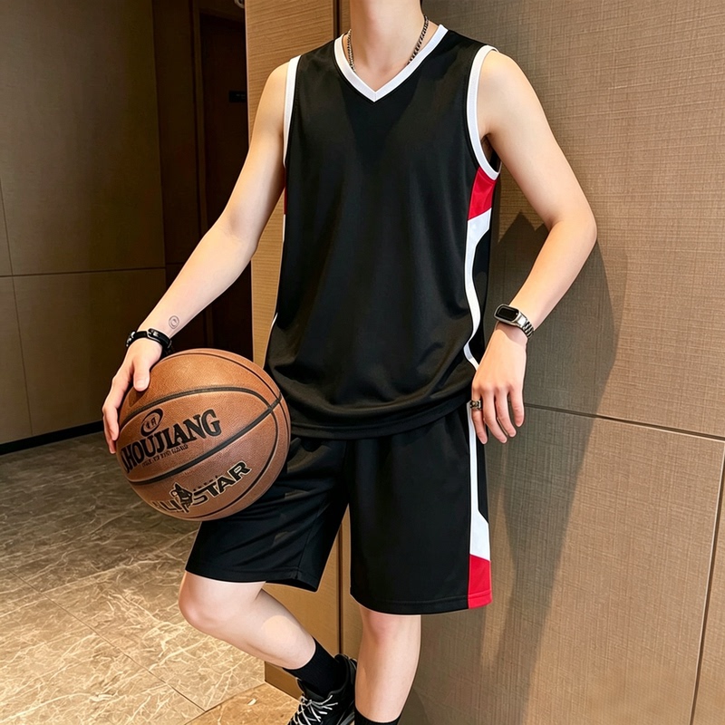Basketball Uniform Set Men's Running Clothes Quick-Drying Loose Vest Sports Sleeveless Training Team Uniform Student Jersey Summer Basketball Uniform Set Men's Running Clothes Quick-Drying Loose Vest Sports Sleeveless Training Team Uniform Student Jersey Summer